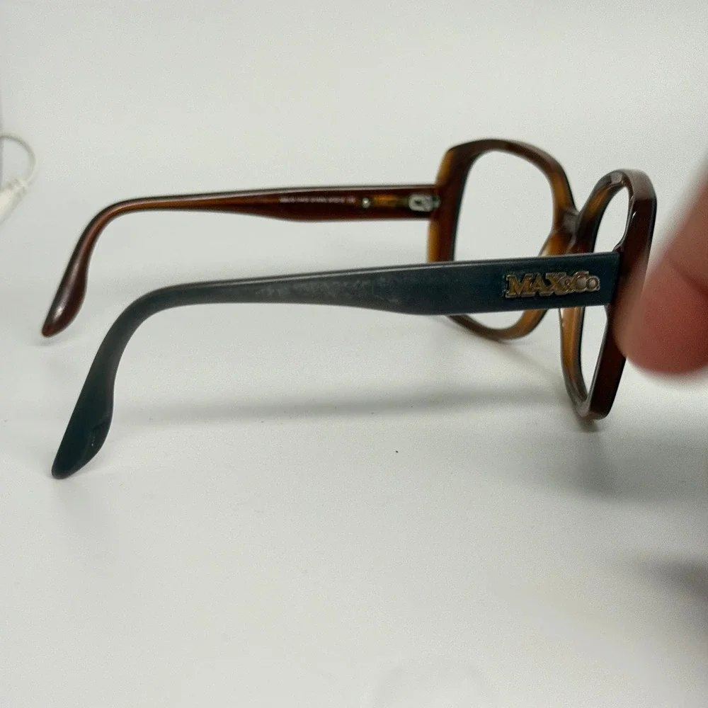 MAX&Co M&CO.114/S‎ Brown Grey Square Eyeglasses Frames 57-19-135 O1KN3